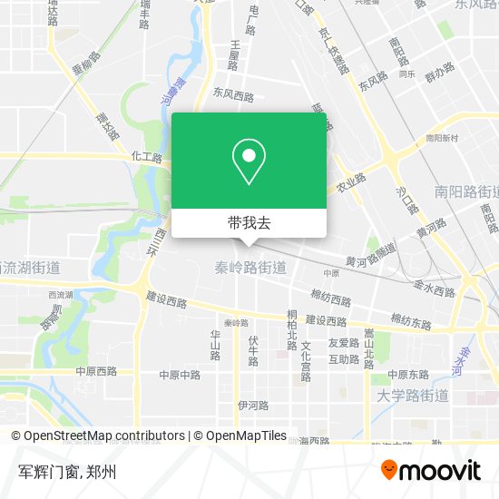 军辉门窗地图