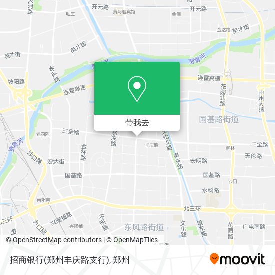 招商银行(郑州丰庆路支行)地图