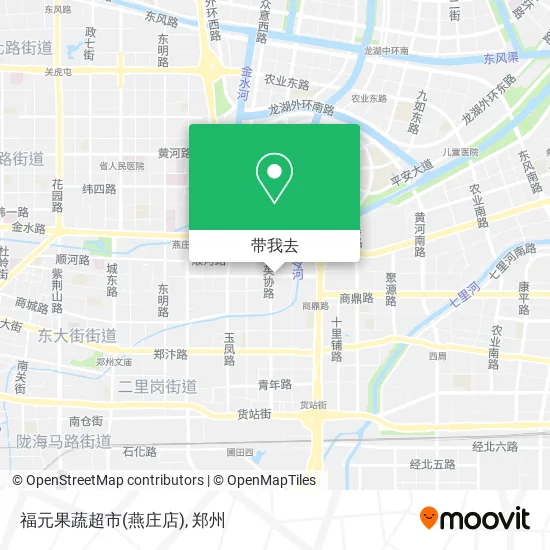 福元果蔬超市(燕庄店)地图