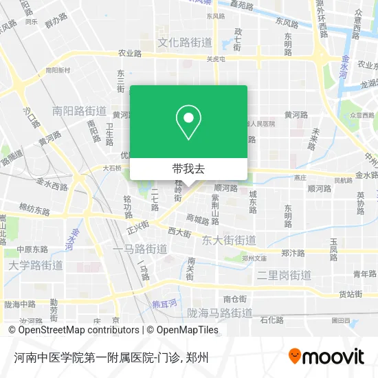 河南中医学院第一附属医院-门诊地图