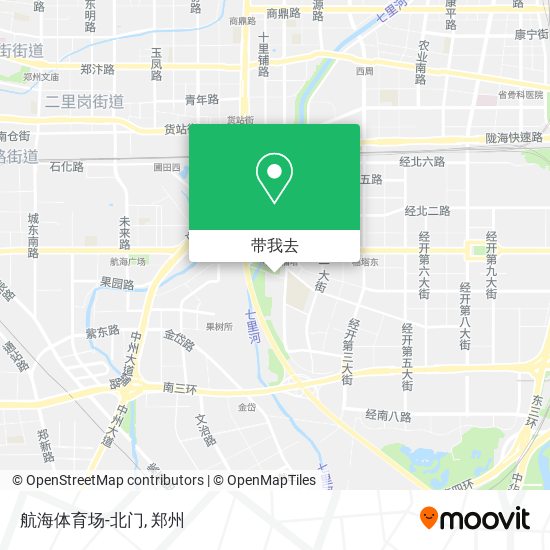 航海体育场-北门地图