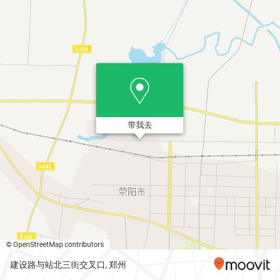 建设路与站北三街交叉口地图