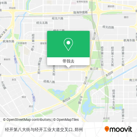 经开第八大街与经开工业大道交叉口地图