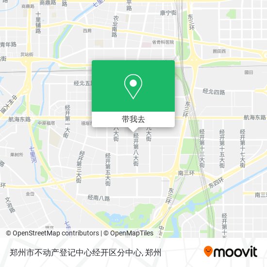 郑州市不动产登记中心经开区分中心地图