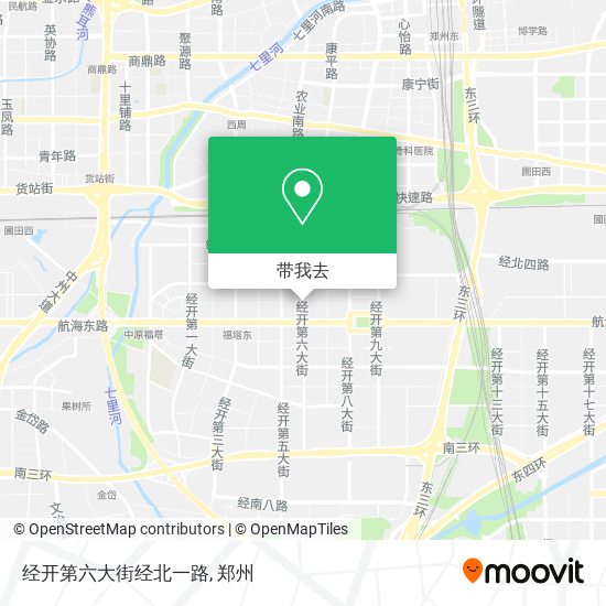 经开第六大街经北一路地图