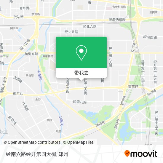 经南六路经开第四大街地图