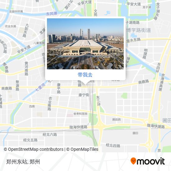 郑州东站地图