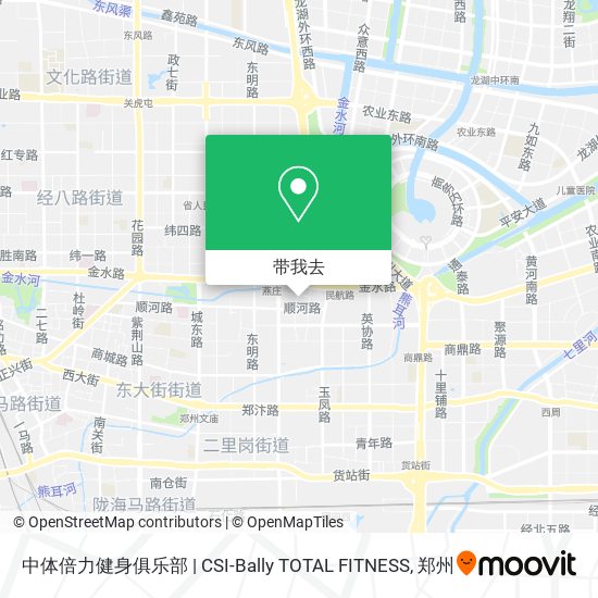 中体倍力健身俱乐部 | CSI-Bally TOTAL FITNESS地图