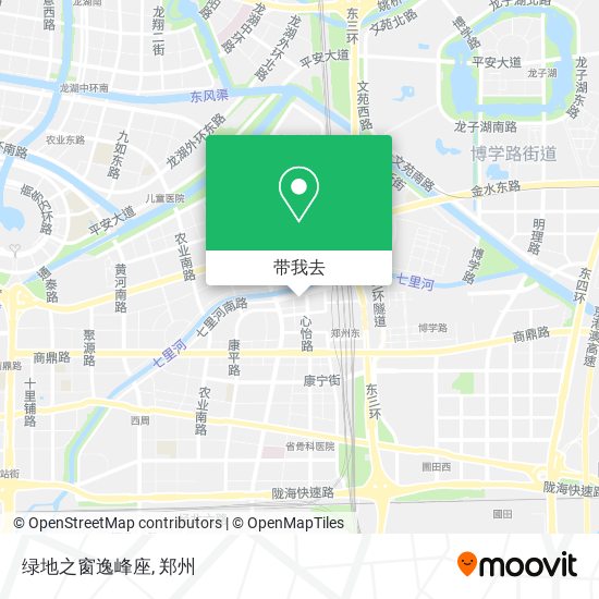 绿地之窗逸峰座地图