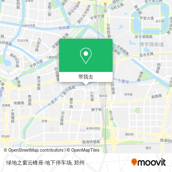 绿地之窗云峰座-地下停车场地图