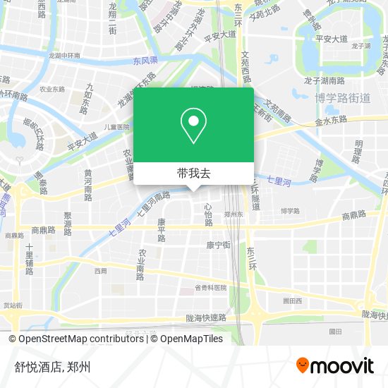 舒悦酒店地图