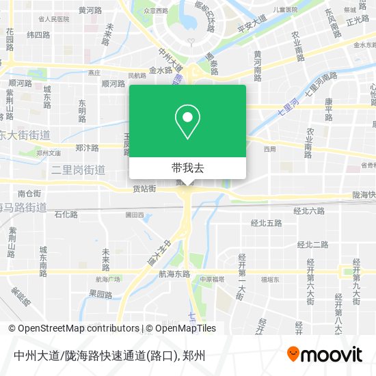 中州大道/陇海路快速通道(路口)地图