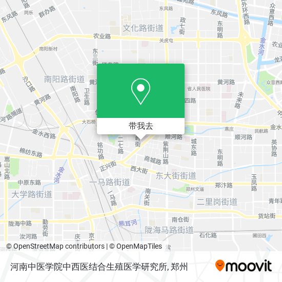 河南中医学院中西医结合生殖医学研究所地图