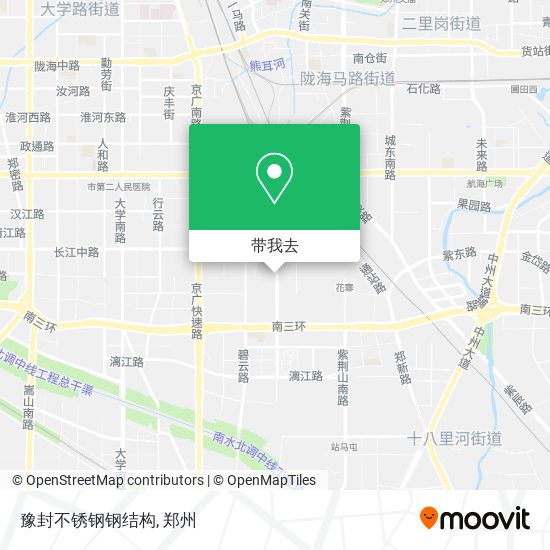 豫封不锈钢钢结构地图