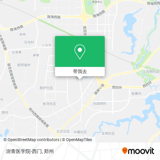 澍青医学院-西门地图