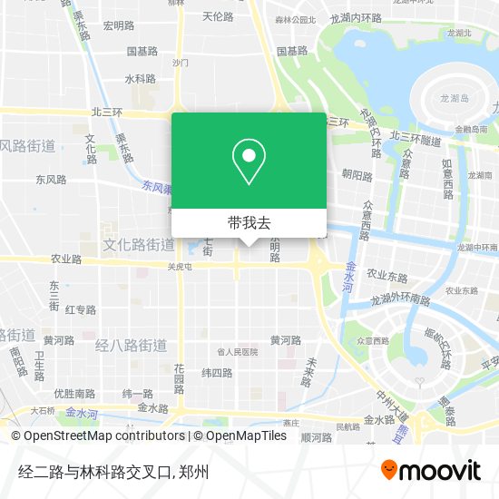 经二路与林科路交叉口地图