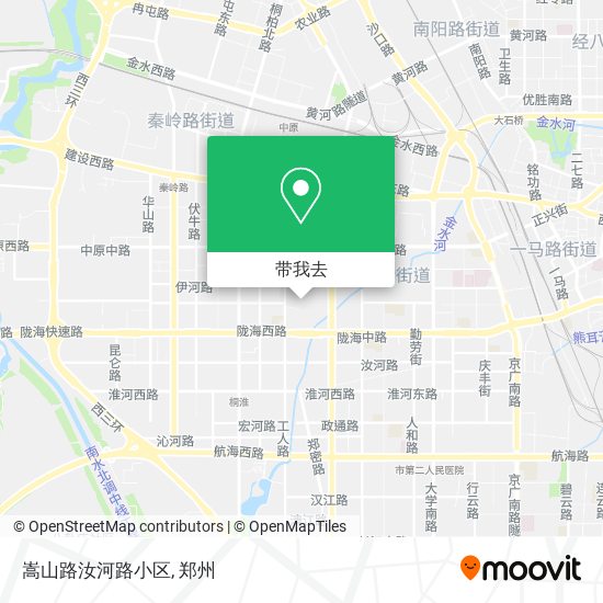 嵩山路汝河路小区地图