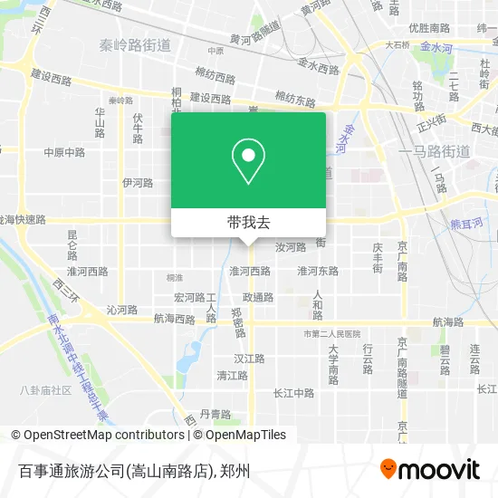 百事通旅游公司(嵩山南路店)地图