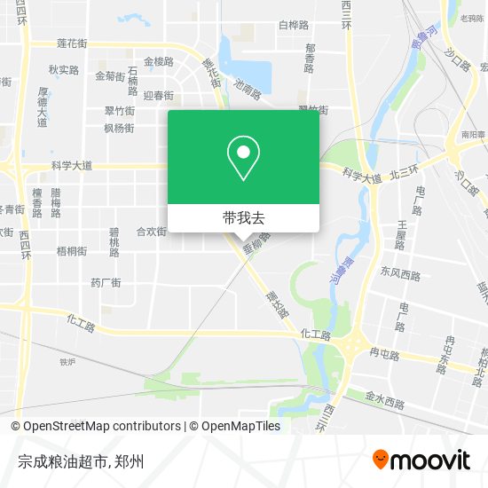宗成粮油超市地图