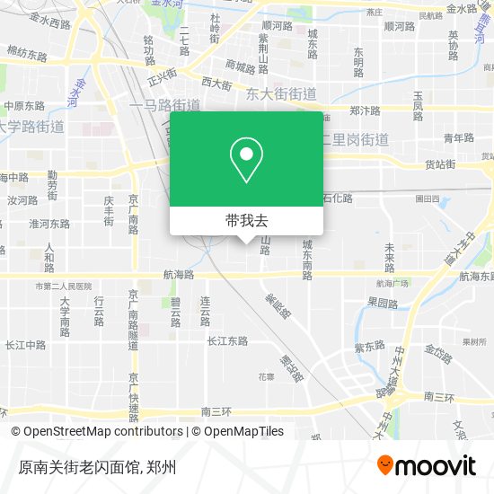 原南关街老闪面馆地图