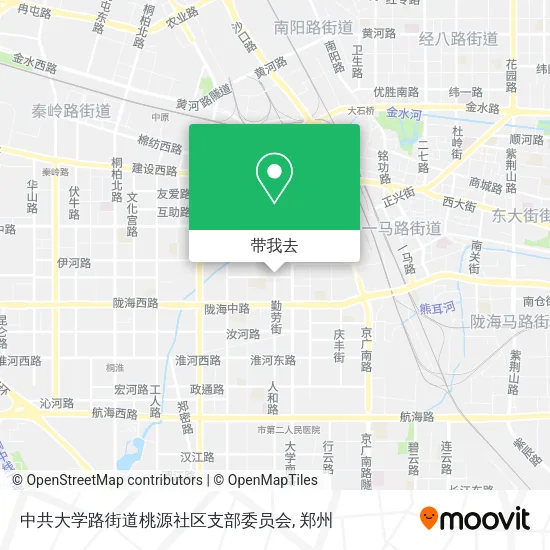 中共大学路街道桃源社区支部委员会地图