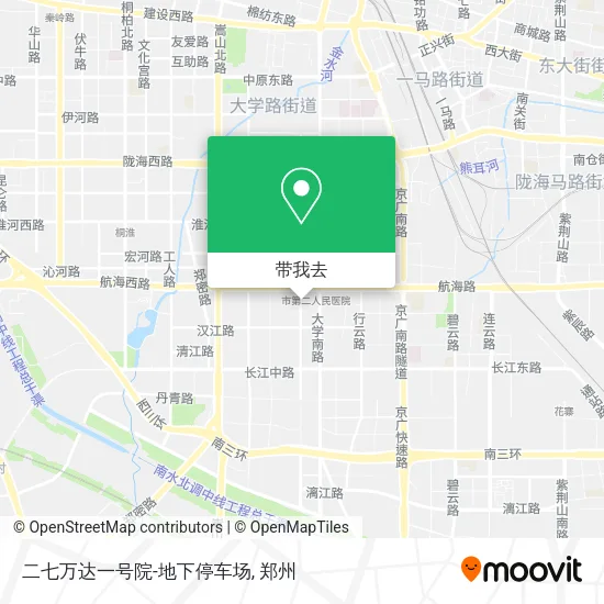 二七万达一号院-地下停车场地图