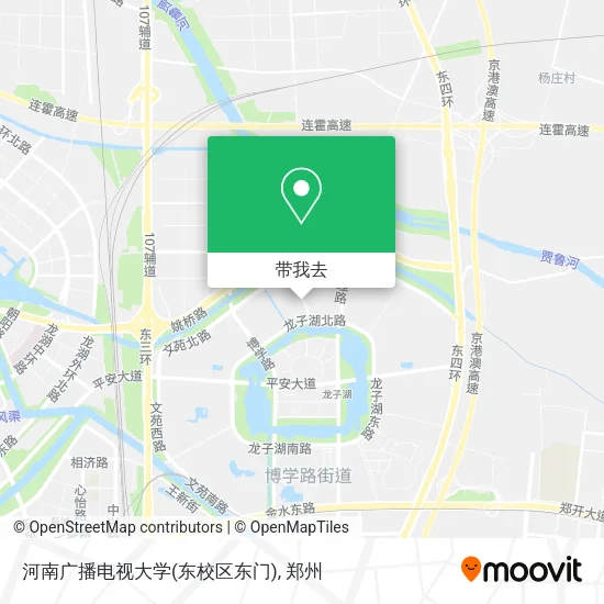 河南广播电视大学(东校区东门)地图