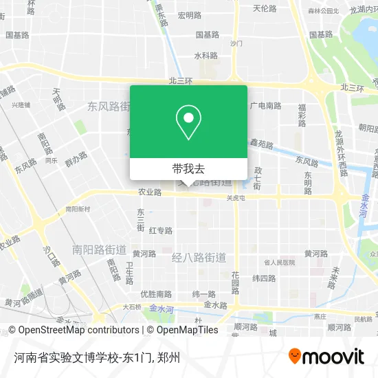 河南省实验文博学校-东1门地图