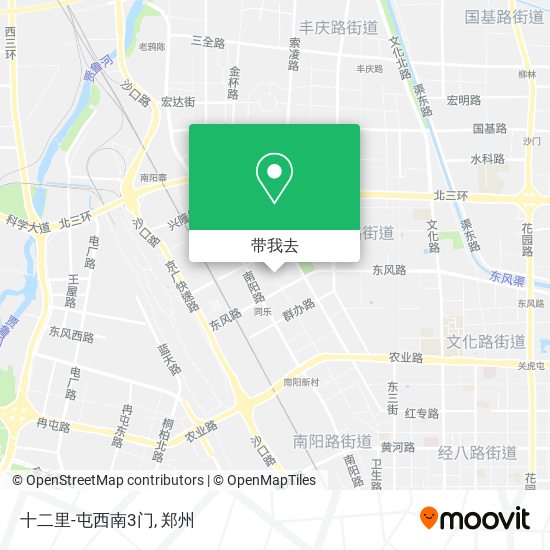十二里-屯西南3门地图