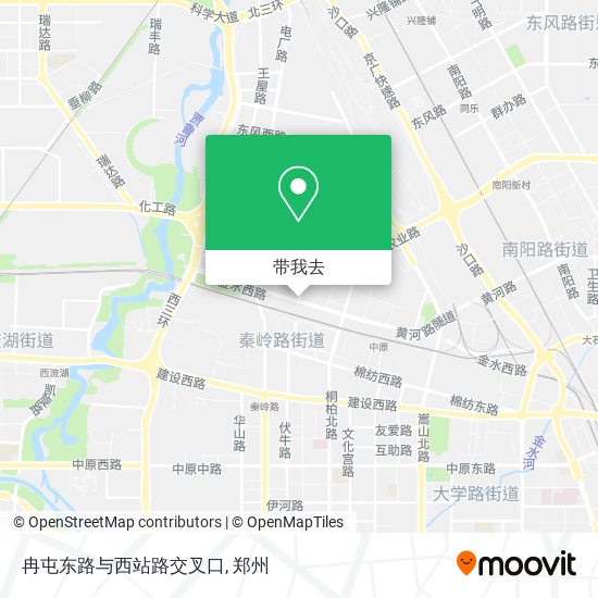 冉屯东路与西站路交叉口地图