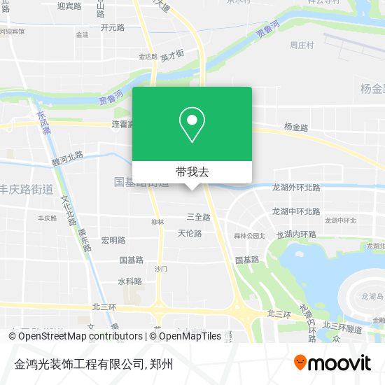 金鸿光装饰工程有限公司地图