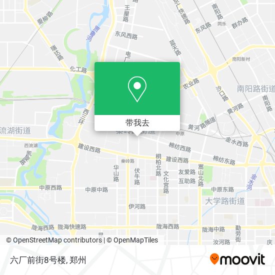 六厂前街8号楼地图