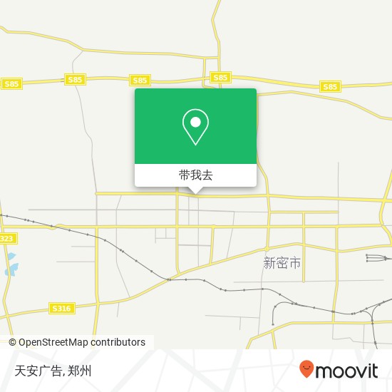 天安广告地图