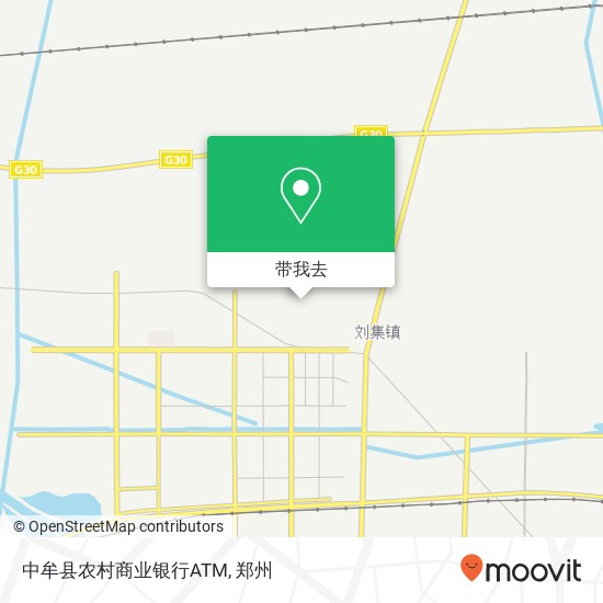 中牟县农村商业银行ATM地图
