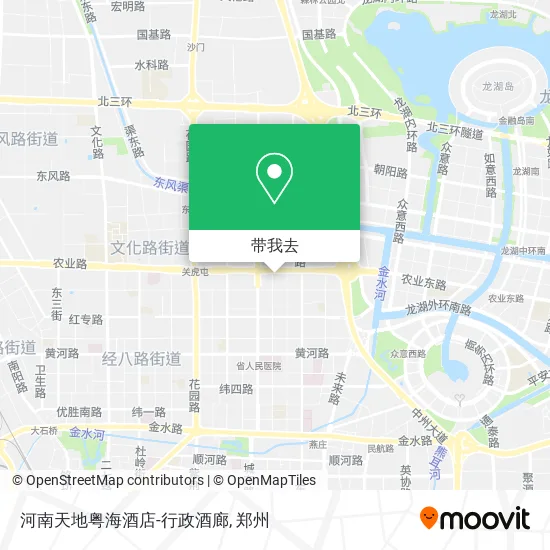 河南天地粤海酒店-行政酒廊地图