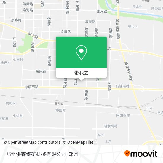 郑州洪森煤矿机械有限公司地图