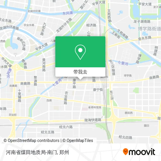 河南省煤田地质局-南门地图