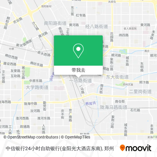 中信银行24小时自助银行(金阳光大酒店东南)地图