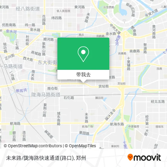 未来路/陇海路快速通道(路口)地图
