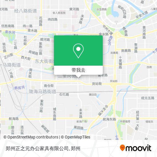 郑州正之元办公家具有限公司地图