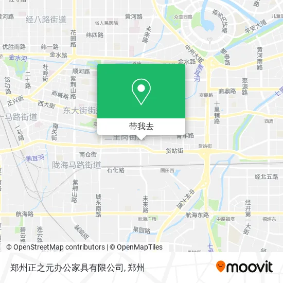郑州正之元办公家具有限公司地图