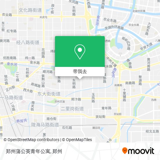 郑州蒲公英青年公寓地图