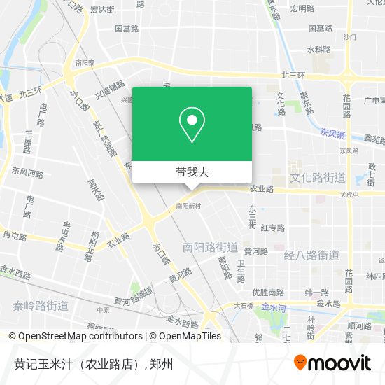 黄记玉米汁（农业路店）地图