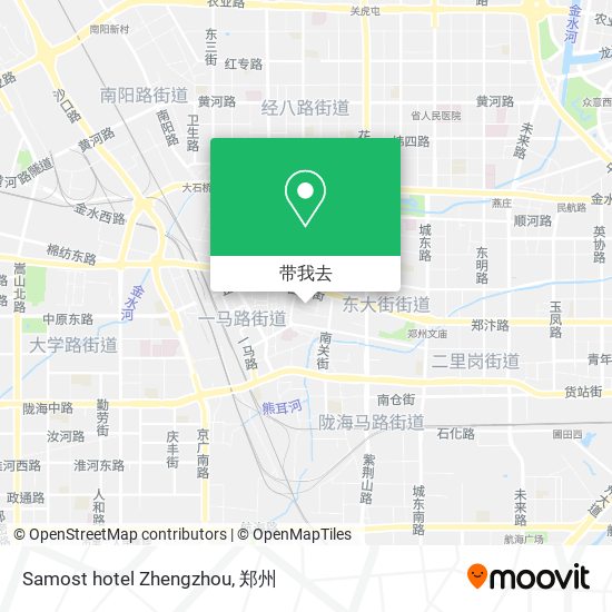 Samost hotel Zhengzhou地图