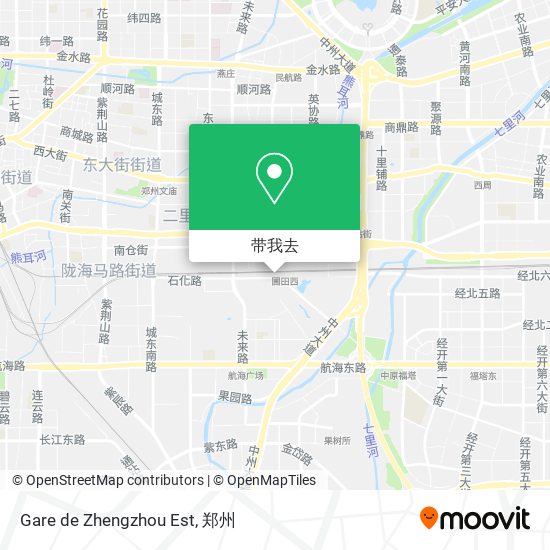 Gare de Zhengzhou Est地图