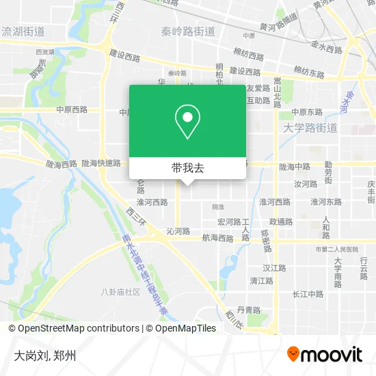 大岗刘地图