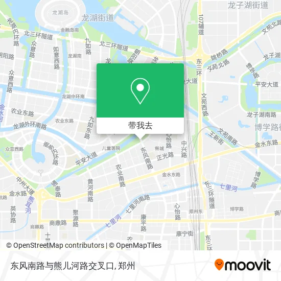 东风南路与熊儿河路交叉口地图