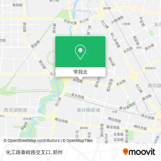 化工路秦岭路交叉口地图