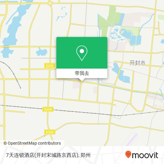7天连锁酒店(开封宋城路京西店)地图