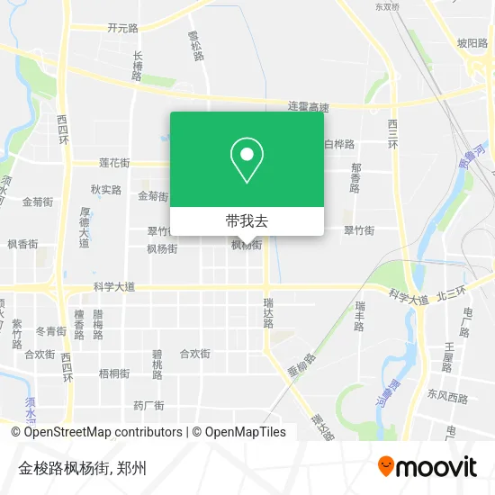金梭路枫杨街地图